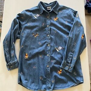 Vintage Disney Winnie the Pooh Denim Shirt